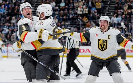 Theodore's OT Goal Lifts Golden Knights Past Mammoth 5-4 — Nhl Stream