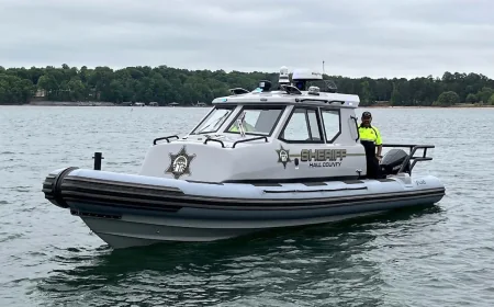 Hall County launches Lake Lanier patrols with $280,000 boat