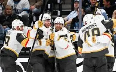 Shea Theodore Lifts Golden Knights Past Mammoth 5-4 in OT — Mammoth Vs Golden Knights