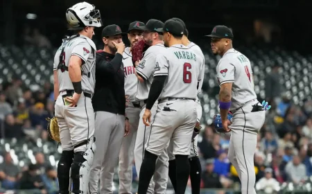 Sal Frelick Powers Brewers Score in 13-2 Win Over Diamondbacks