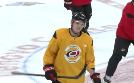 Brind'Amour Guides Hurricanes Through Physical Practice — Flyers Vs Hurricanes