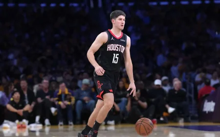 Reed Sheppard Scores 17 in Game 1 Against Lakers