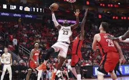 LeBron James Reaches 500 Playoff Steals in Game 5 — Lakers Vs Houston Rockets Timeline
