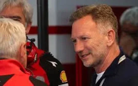Christian Horner Fuels MotoGP Team Speculation With Liberty Media Visit