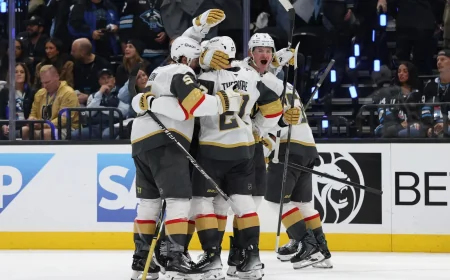 Shea Theodore Lifts Vegas Knights Past Mammoth 5-4 in OT
