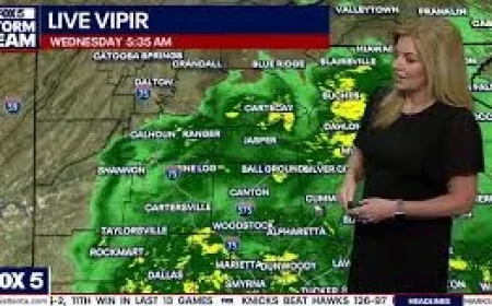More than an inch falls at WTVM studios as Weather Atlanta stays wet