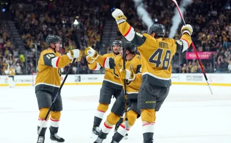 Howden Scores In Double Overtime As Golden Knights Vs Mammoth Goes 4-3