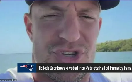 Rob Gronkowski voted into Patriots Hall of Fame — Manchester Weather