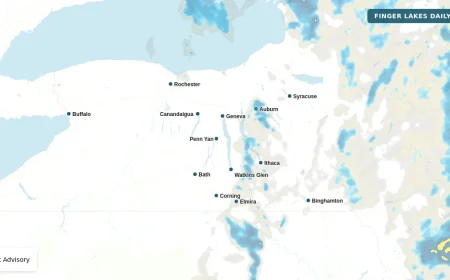 New York Weather advisory covers Wayne, Livingston, Ontario through 9 a.m. Friday