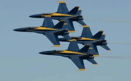 Blue Angels fly above Charleston skies May 2 at 2026 airshow