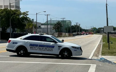 West Palm Beach police close Parker Avenue area over unattended vehicle
