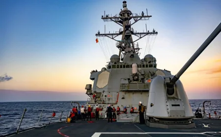 Fire Knocks Out Power and Propulsion on Uss Higgins