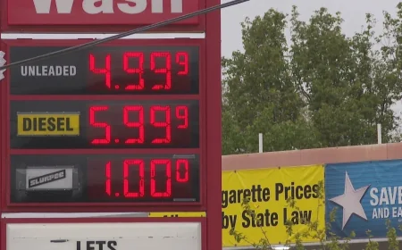 Indiana stations hit $4.99 as Fuel Near Me prices climb