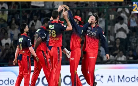 Suyash Sharma Takes 20 Dot Balls in RCB Win Over DC