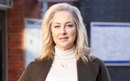 Jon Lee returns as Clare Bates for Nigel’s funeral