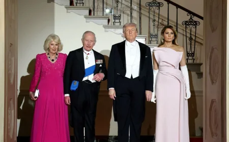 Melania Trump Queen Camilla Gift: Dior Gown Anchors White House Dinner