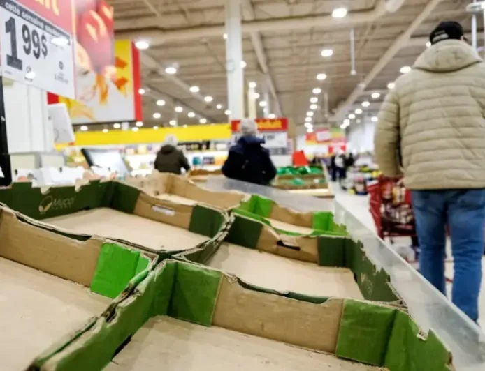 Super C Shelves Hollow as Metro Distribution Strike Triggers Produce Shortages