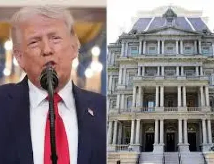 Paint Plans for a White House Office Building as Trump Pushes a New Look