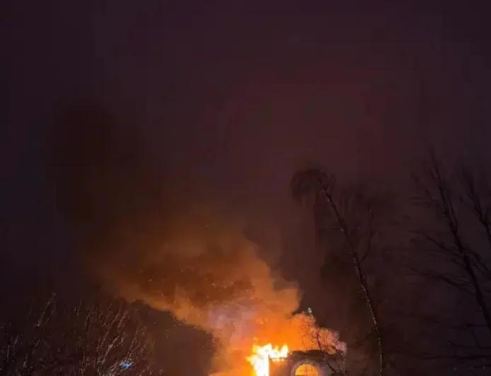 Saint Romain as the Smoke Clears After a Total Loss