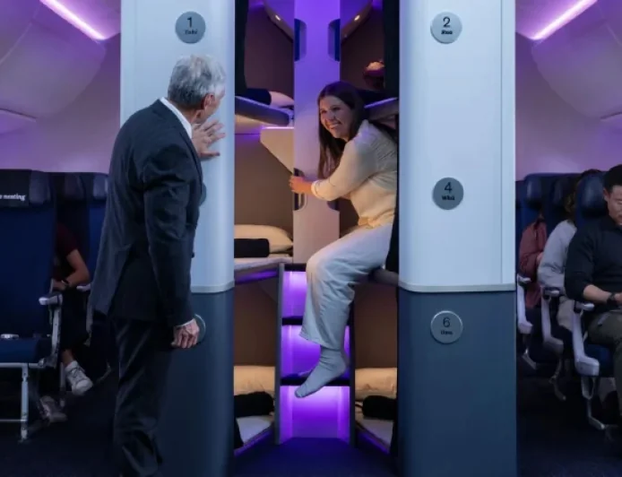 New Zealand Introduces World’s First Economy Sleep Pods for Long Flights