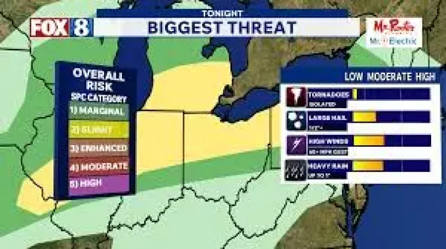 Tornado Warning Ohio: Alert in Effect for Parts of Northeast Ohio as Storms Move Through Tuesday Evening