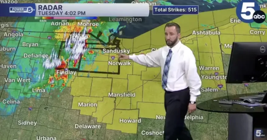 Wkyc Weather: Tornado Warning and Severe Thunderstorm Watch Hit Northeast Ohio Tuesday Evening