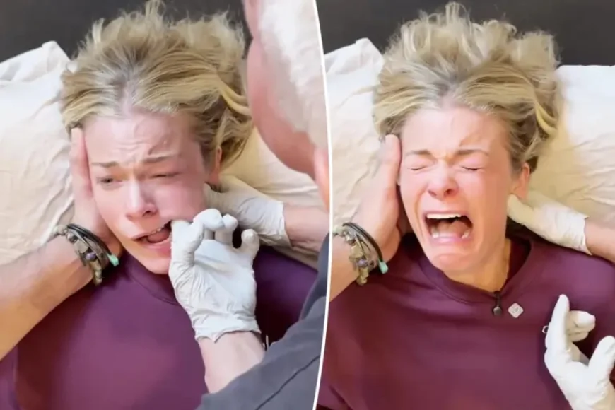 Leann Rimes and the moment her jaw let go: tears after a “deep jaw release”