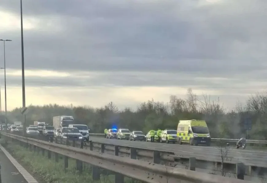 A2 Traffic: Long Delays After Car and Motorbike Crash — Hour-Plus Block in Gravesend