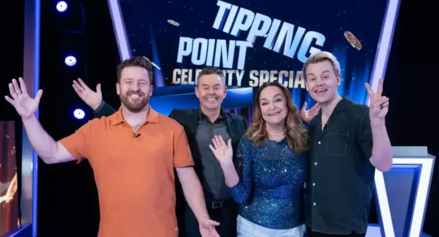 Kate Langbroek and two media stars turn Tipping Point into a primetime $40,000 charity gamble