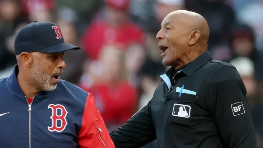 MLB Umpire C.B. Bucknor Exits Game After Foul Ball Hits Mask