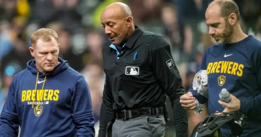 MLB Umpire C.B. Bucknor Exits Game After Foul Ball Strike