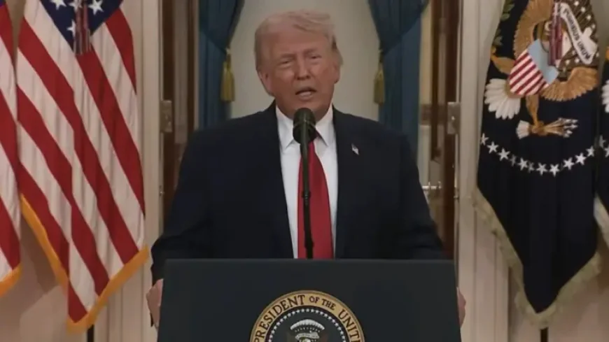 Trump Speech Live: Trump Says Strait of Hormuz Will ‘Open Up Naturally’