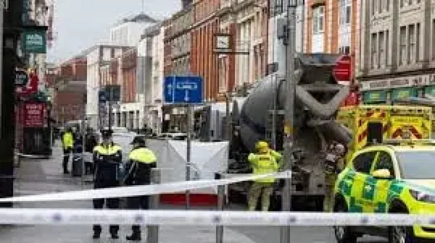 Irish Sun: Cyclist, 20s, dies after collision with truck in Dublin