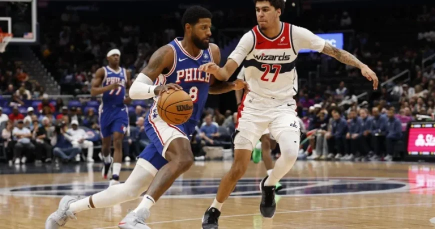 Paul George Dominates with Sixers Career-High in Victory Over Wizards