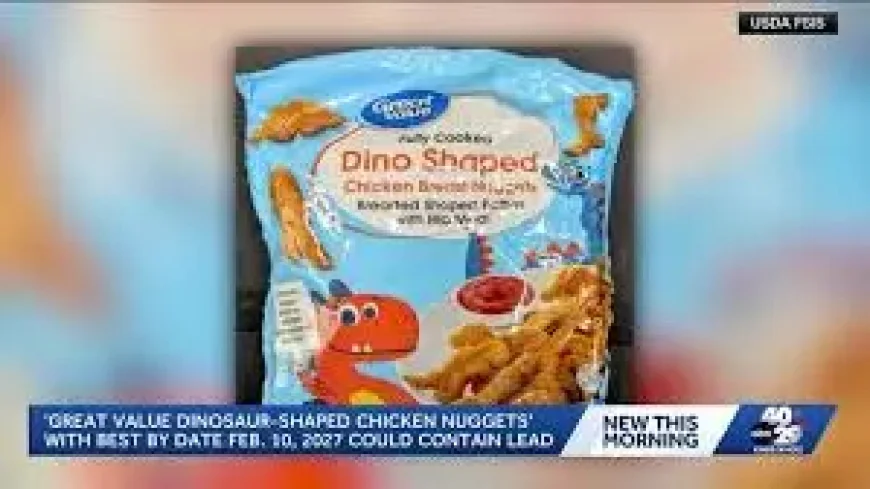 Dinosaur Chicken Nuggets Recall: USDA issues health alert over possible lead in Great Value dino-shaped nuggets
