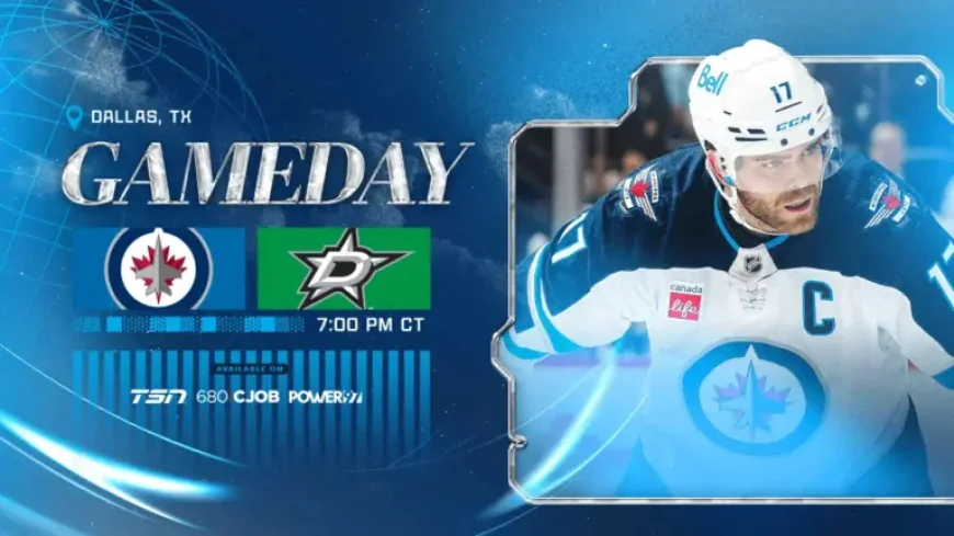 Jets Vs Stars: Winnipeg Chases Road-Trip Sweep in Dallas