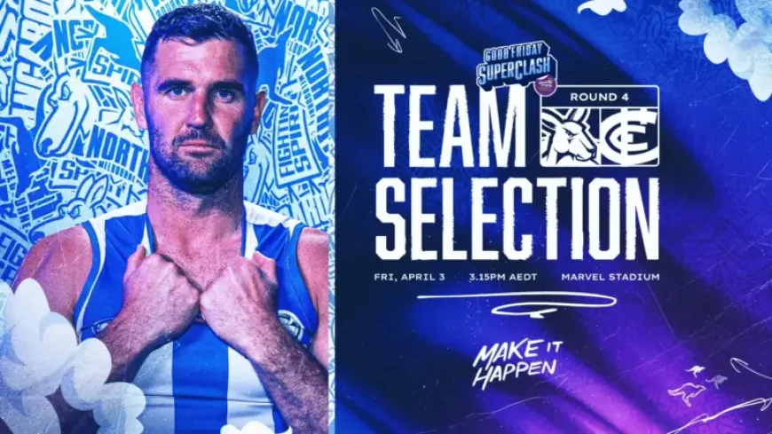 Carlton Vs North Melbourne — Roos call up forward pair for Good Friday SuperClash (carlton vs north melbourne)