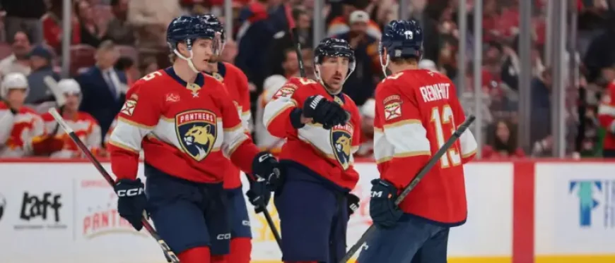 Brad Marchand Among Eight Panthers Shut Down for Season — Cole Schwindt Still Has a Chance