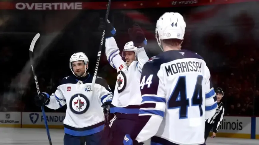 Kyle Connor roofs OT winner as Jets beat Blackhawks 4-3 in Chicago