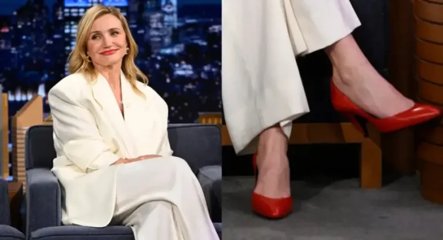 Cameron Diaz’s Red Jude Pumps on ‘The Tonight Show’: 3 Surprising Style Revelations