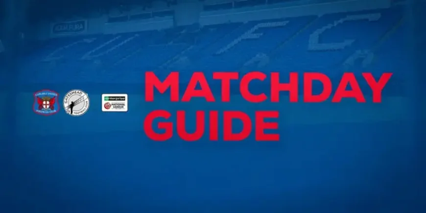 Carlisle Vs Gateshead: Odds-On Blues, a £1,000 Halftime Prize and Fan-Zone Build-Up