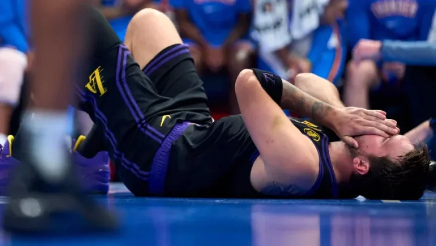 Luka Dončić Injures Left Hamstring in Thunder Matchup