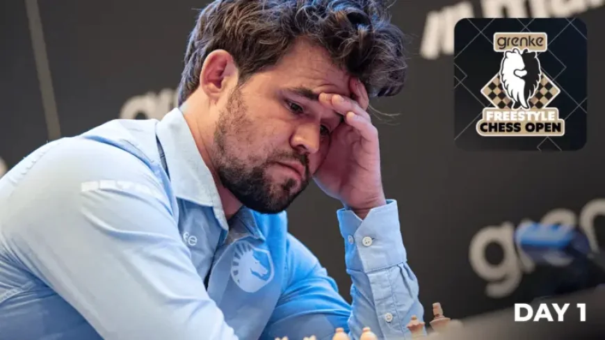 Magnus Carlsen starts 10/10 pace as Grenke Freestyle Open ignites a record-breaking chess experiment