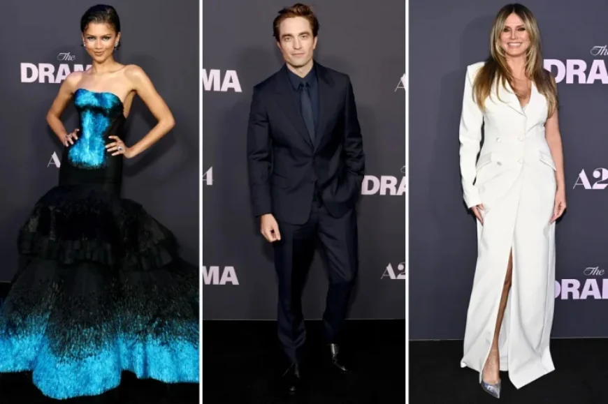 Zendaya, Robert Pattinson, and Heidi Klum Shine at Event