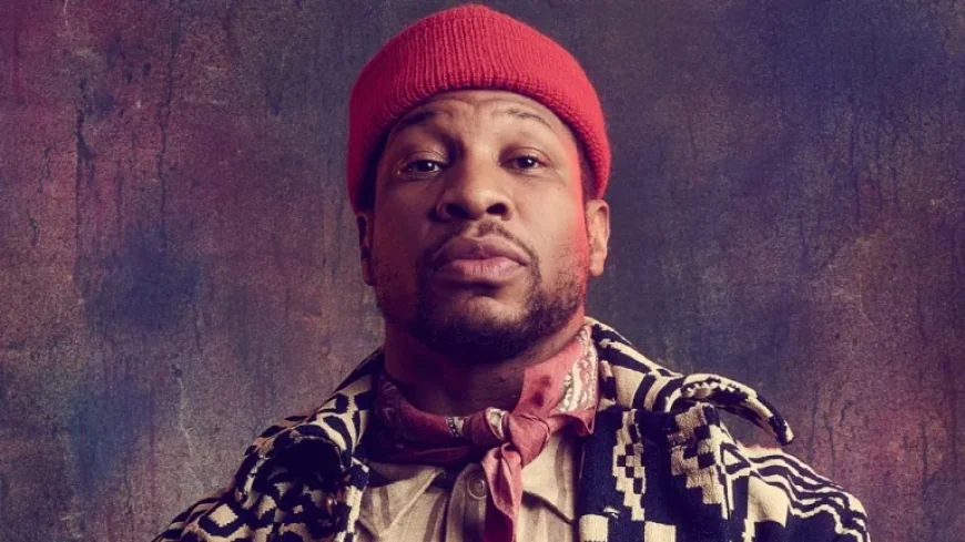 Jonathan Majors Crashes Through Window on Daily Wire Set