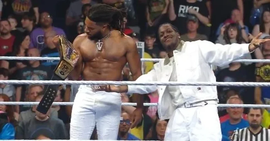 Lil Yachty Attends WrestleMania, While Carmelo Hayes Misses Out