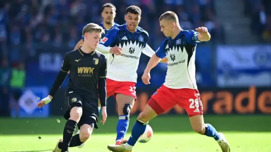 Bundesliga: HSV and Augsburg draw 1-1 after red card drama