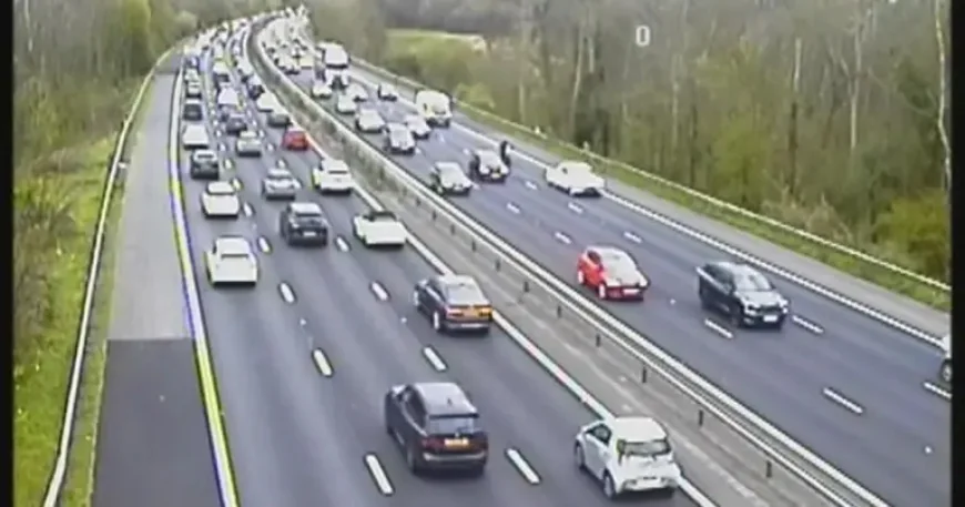 Richmond Vs Worcester: 3 Miles of Queueing Traffic After M4 Crash
