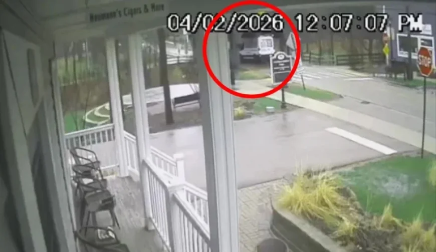 Van Strikes Long Grove’s Historic Bridge for At Least 72nd Time