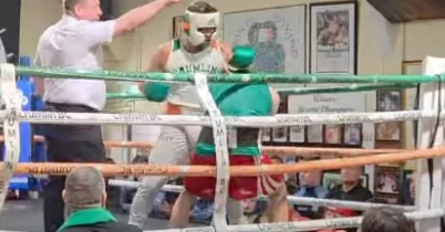 Conor McGregor Earns Two Standing 8 Counts in Surprise Boxing Exhibition